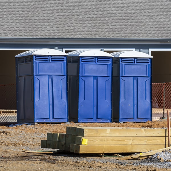 is there a specific order in which to place multiple portable restrooms in Nathrop CO